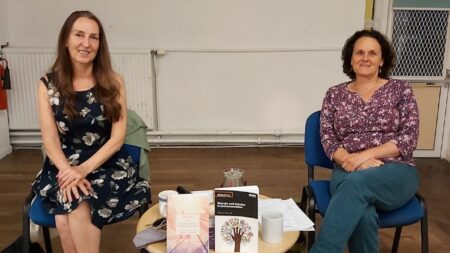 Community Climate Action book talk event success.