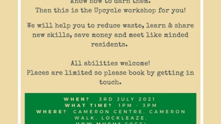 FREE Upcycle workshop in Lockleaze