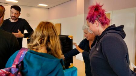 Bee Conservation Trust visit The Hub
