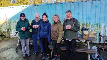 Walk to Buzz Community Garden