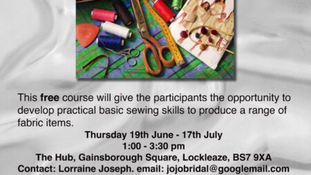 Free sewing class at The Hub