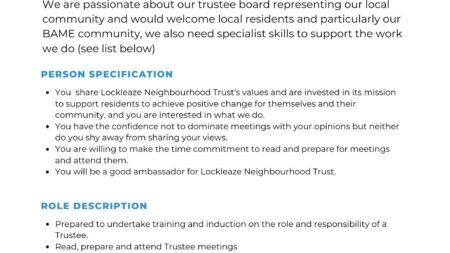 We need you: trustees for Lockleaze Neighbourhood Trust