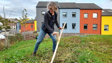 Lockleaze Residents Scythe and Rake Their Streets
