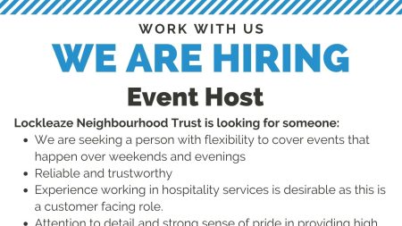 Work with us: Event Host at Lockleaze Neighbourhood Trust