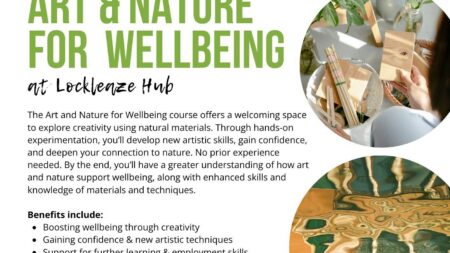 Art and Nature for Wellbeing course returning in April
