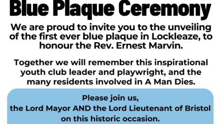 Blue Plaque unveiling event